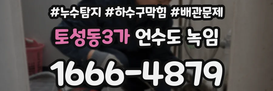 토성동3가 언수도 녹임