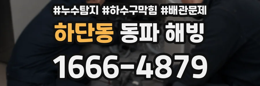 하단동 동파 해빙