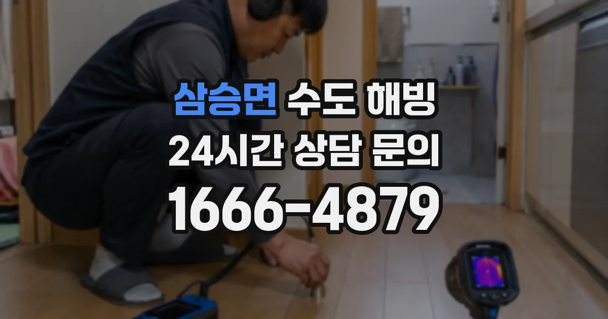 삼승면 수도 해빙