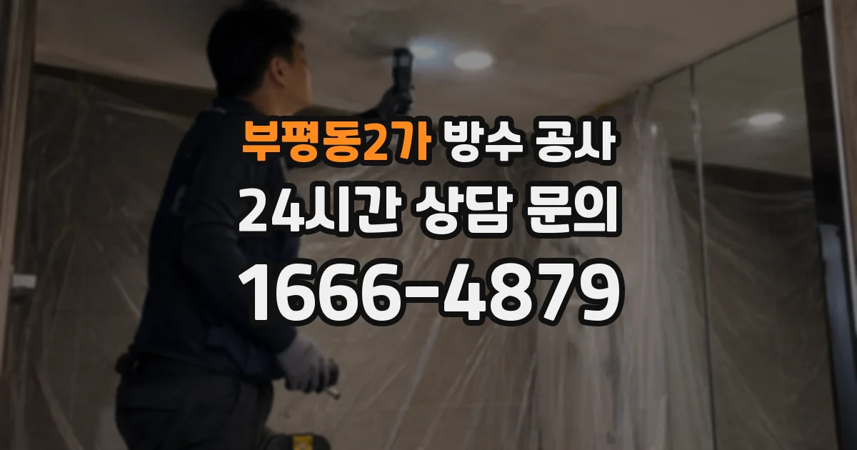 부평동2가 방수 공사