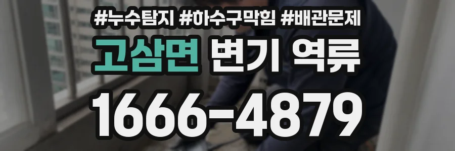 고삼면 변기 역류