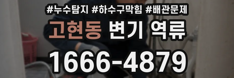 고현동 변기 역류