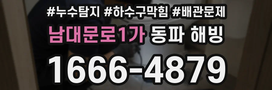 남대문로1가 동파 해빙