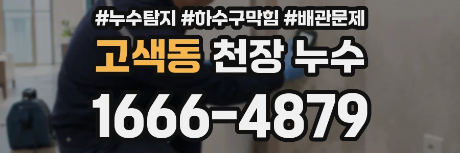 고색동 천장 누수