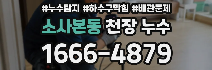 소사본동 천장 누수