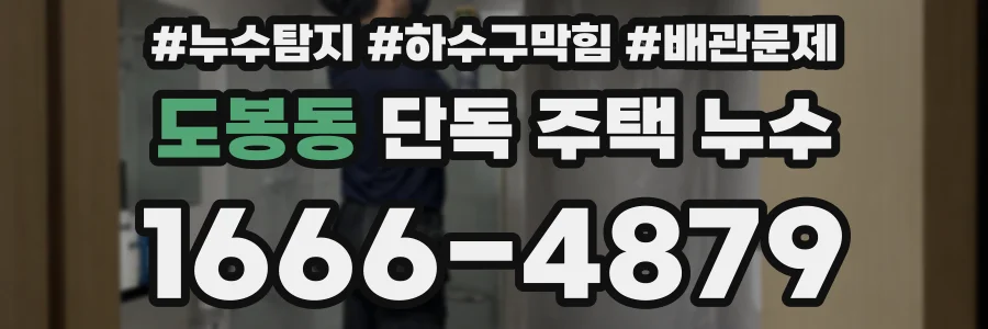 도봉동 단독 주택 누수
