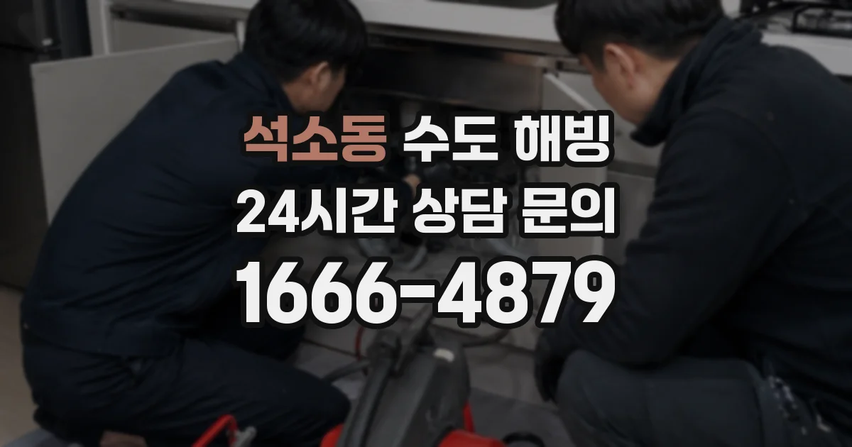 석소동 수도 해빙