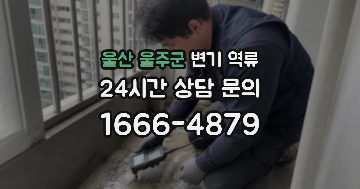 울산 울주군 변기 역류