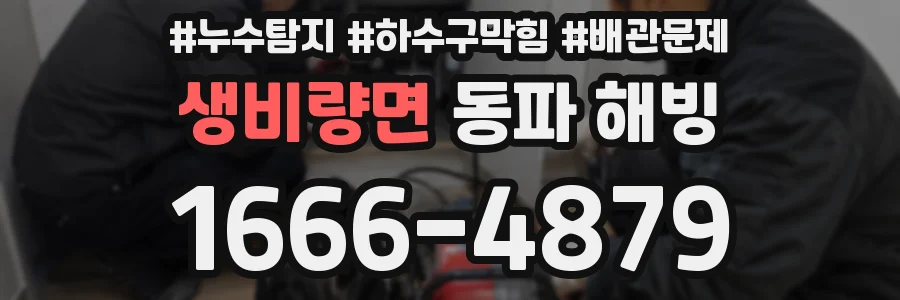 생비량면 동파 해빙