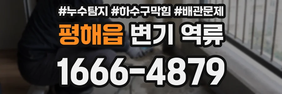 평해읍 변기 역류