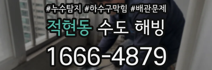 적현동 수도 해빙