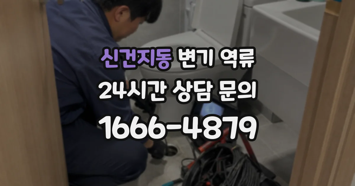 신건지동 변기 역류