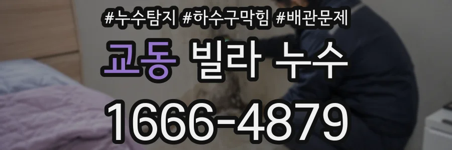 교동 빌라 누수