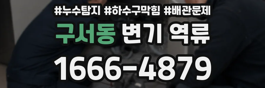 구서동 변기 역류