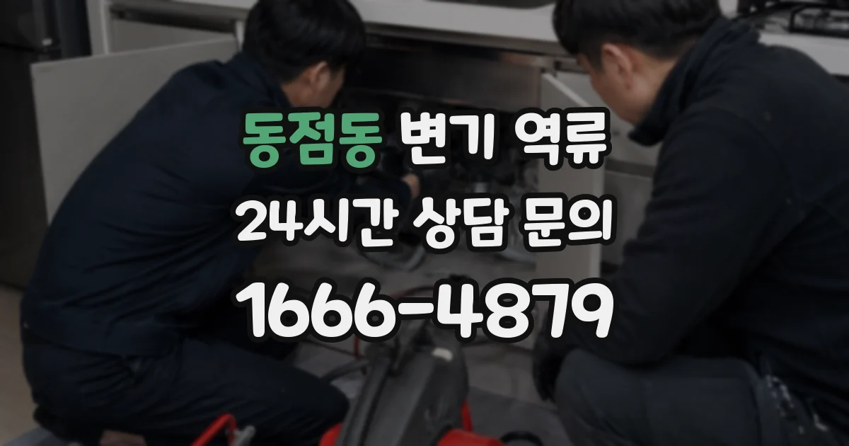 동점동 변기 역류