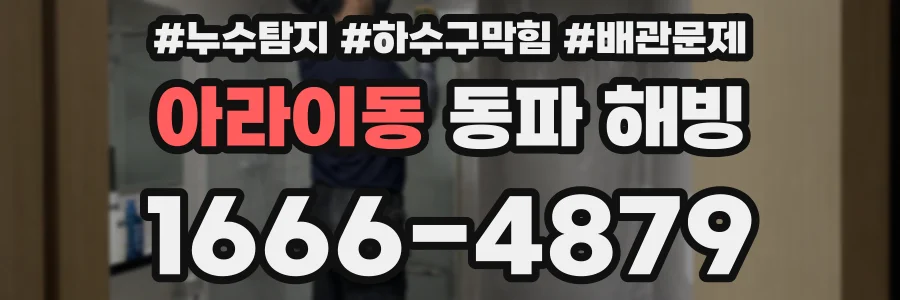 아라이동 동파 해빙