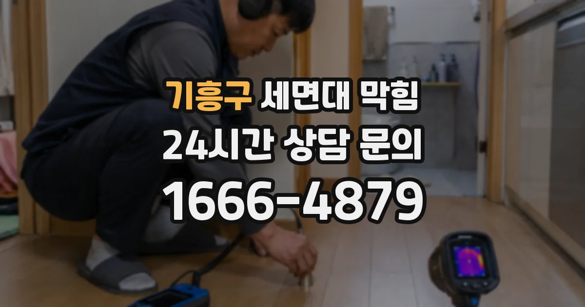 기흥구 세면대 막힘