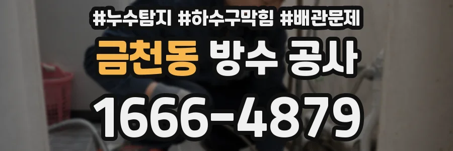 금천동 방수 공사