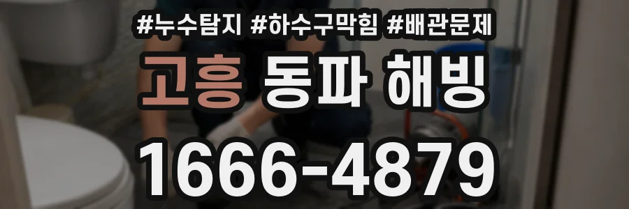 고흥 동파 해빙