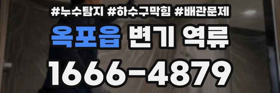 옥포읍 변기 역류