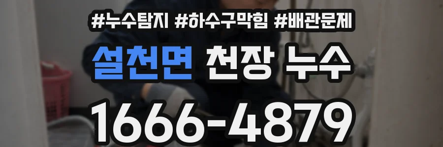 설천면 천장 누수
