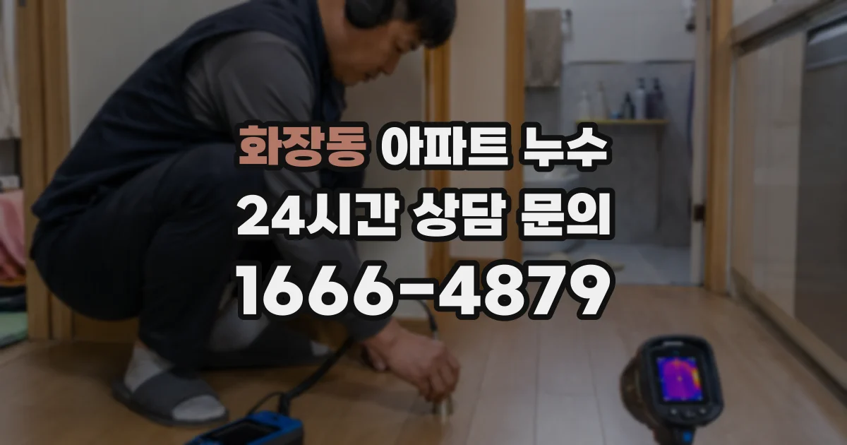 화장동 아파트 누수