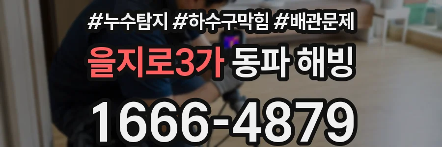 을지로3가 동파 해빙