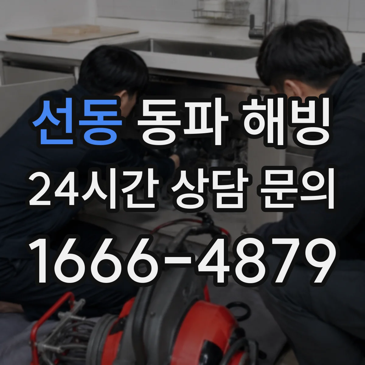 선동 동파 해빙