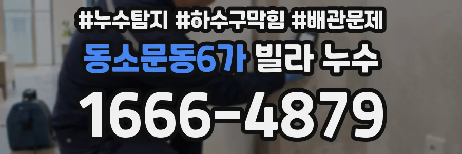 동소문동6가 빌라 누수