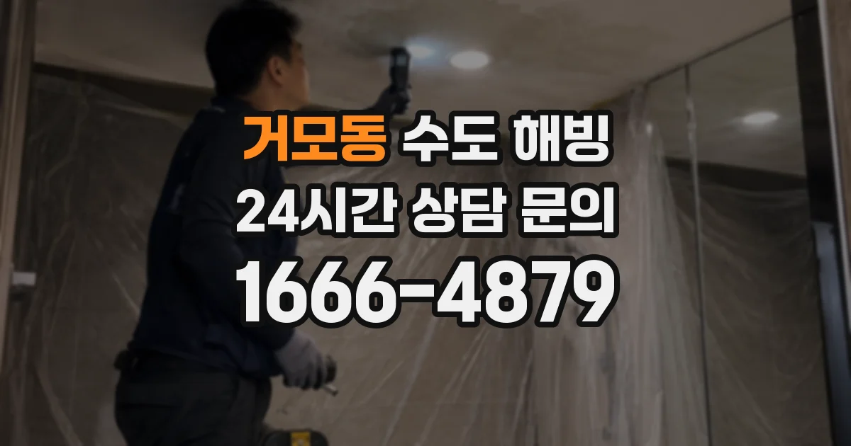 거모동 수도 해빙