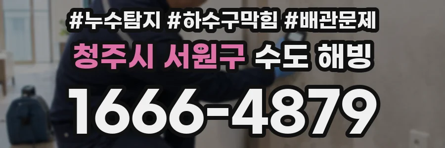 청주시 서원구 수도 해빙