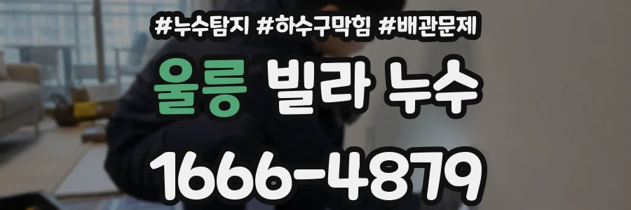 울릉 빌라 누수