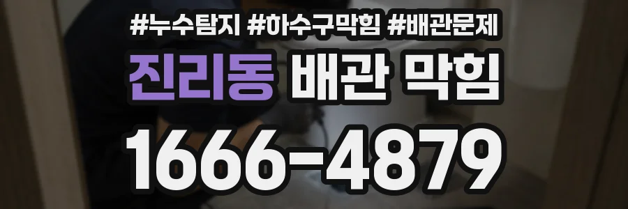 진리동 배관 막힘