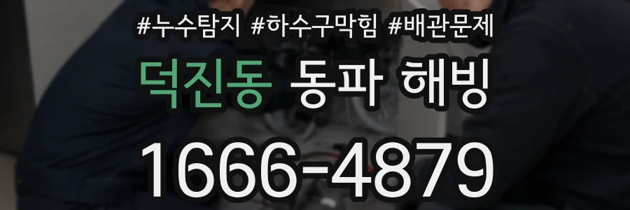 덕진동 동파 해빙