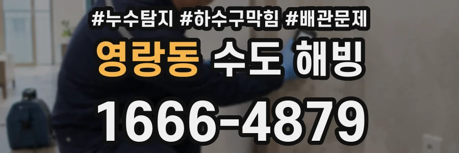 영랑동 수도 해빙