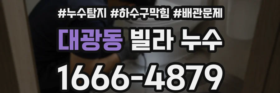 대광동 빌라 누수
