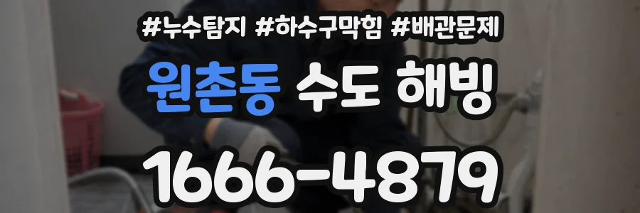 원촌동 수도 해빙