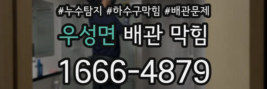 우성면 배관 막힘
