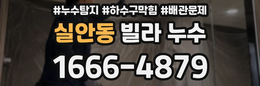 실안동 빌라 누수