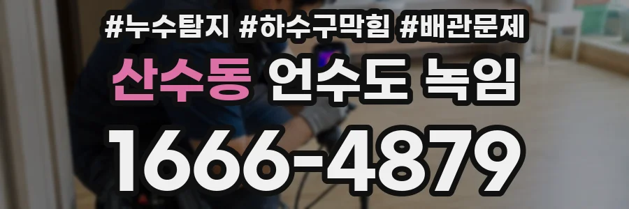 산수동 언수도 녹임