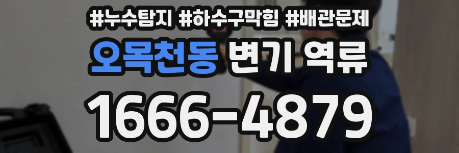 오목천동 변기 역류