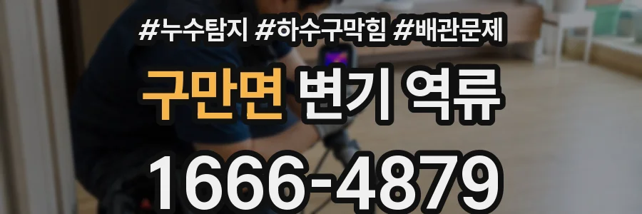 구만면 변기 역류
