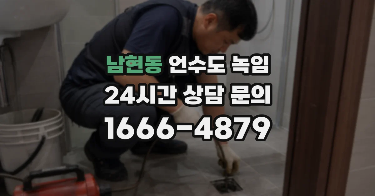 남현동 언수도 녹임