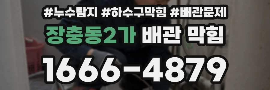 장충동2가 배관 막힘