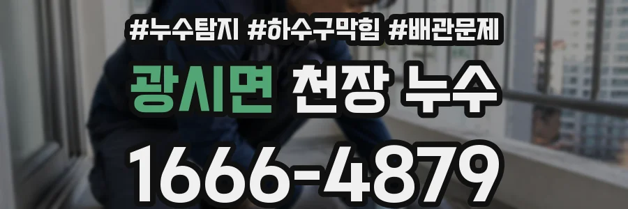 광시면 천장 누수