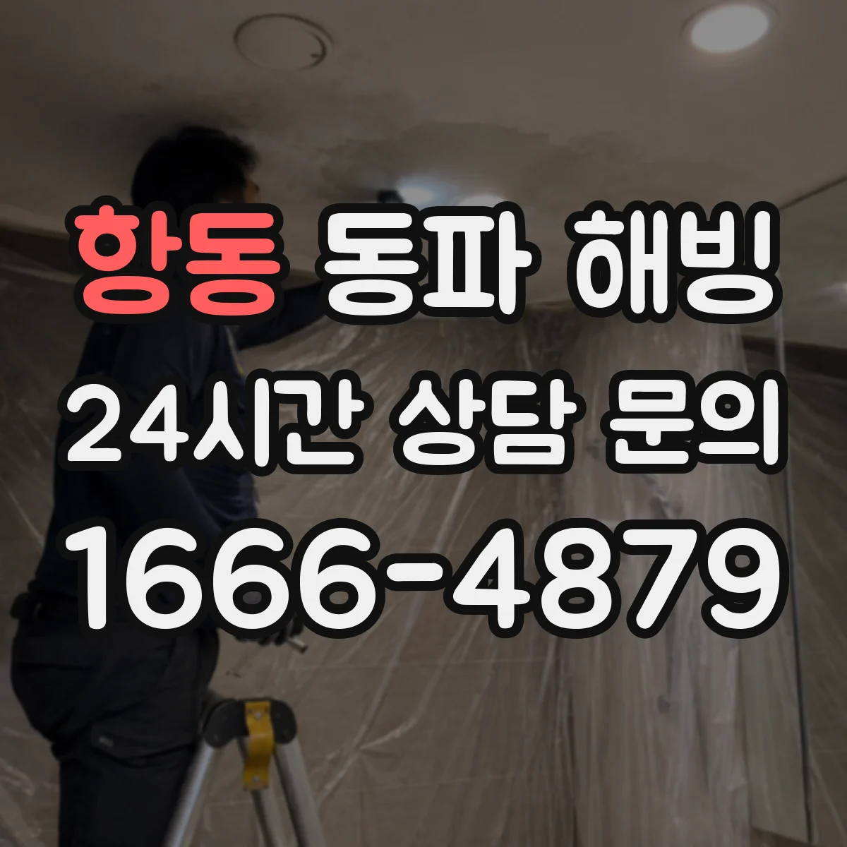항동 동파 해빙