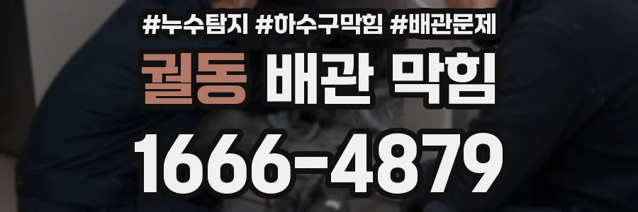 궐동 배관 막힘