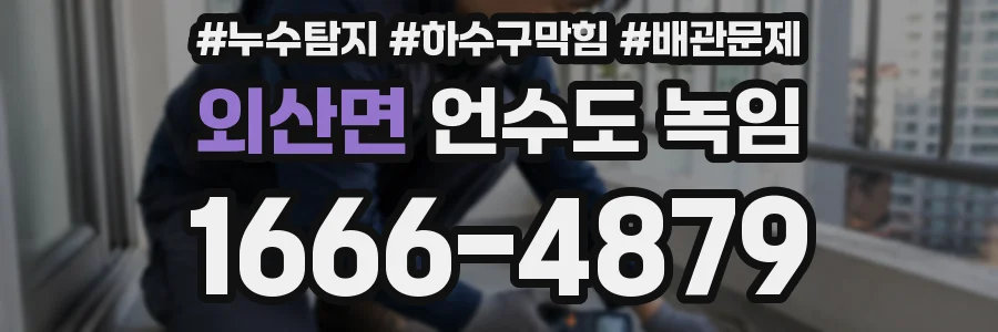 외산면 언수도 녹임