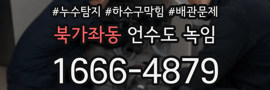 북가좌동 언수도 녹임