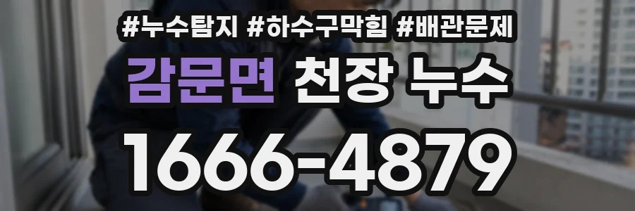 감문면 천장 누수